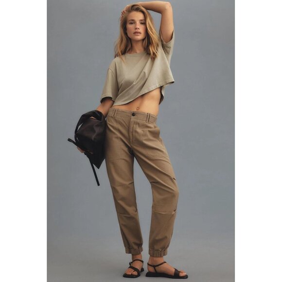 Citizens of Humanity Agni Pants Womens 31 Tan Utility Mid Rise Trouser Cocolette - Picture 3 of 16